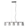 Italux Simona PND-40814-5-BK-HBR Závesná lampa 5x40W/E14 IP20