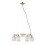 Italux Simona PND-40814-6-HBR Závesná lampa 6x40W/E14 IP20
