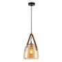 Italux Solta PND-24342-1-BK-AMB Závesná lampa 1x40W/E27 IP20