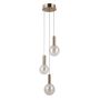 Italux Strela PND-34378-3S-HBR Závesná lampa 3x15W/LED 3000K 1188lm IP20