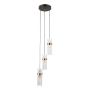Italux Taraso PND-40760-3-BK-HBR Závesná lampa 3x40W/E14 IP20