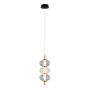 Italux Testa PND-84938-3-BK Závesná lampa 1x12W/LED 3000K 790lm IP20