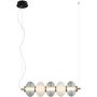 Italux Testa PND-84938-4-BK Závesná lampa 1x19W/LED 3000K 1200lm IP20