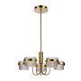 Italux Tiara PND-77362-5-40W-GD Žiarovka 5x40W/LED 3000K 4405lm IP20