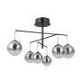 Italux Velada PND-34381-6-BK Závesná lampa 6x30W/LED 3000K 2010lm IP20
