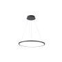 Italux Vinola PND-56135B-040RPC-BK-3KS4K Závesná lampa 1x24W/LED 3000K|4000K 1920lm IP20