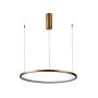 Italux Vinola PND-56135B-060RPP-GD-3KS4K-TRDIMM Závesná lampa 1x38W/LED 3000K|4000K 3040lm IP20