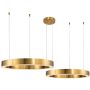 Step Into Design CIRCLE 2in2 ST-8848-100+120 brass Závesná lampa 2x112W/LED 3000K 10080lm IP20