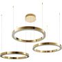 Step Into Design CIRCLE 3in1 DN924-80+80+80 gold Závesná lampa 3x112W/LED 3000K 10640lm IP20