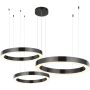 Step Into Design CIRCLE 3in1 ST-8848-40+60+80 black Závesná lampa 3x93W/LED 3000K 8835lm IP20