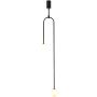 Step Into Design LOOP ST-8928S black Stropná lampa 2x20W/G9 IP20