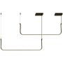 Step Into Design MINIMA MP0095-2-120 Závesná lampa 2x20W/LED 3000K 1600 lm x 2 IP20