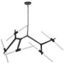 Step Into Design STICKS ST-1001-10 black Stropná lampa 10x20W/G9 IP20