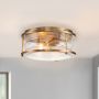Quintiesse ASHLAND BAY QN-ASHLANDBAY-F-NBR-BATH Stropné svietidlo 2x60W/E27 IP44