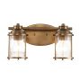 Quintiesse ASHLAND BAY QN-ASHLANDBAY2-NBR-BATH Stena svietidlo 2x60W/E27 IP44