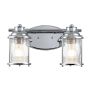 Quintiesse ASHLAND BAY QN-ASHLANDBAY2-PC-BATH Stena svietidlo 2x60W/E27 IP44