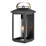 Quintiesse ATWATER QN-ATWATER-L-BK Stena svietidlo 1x60W/E27 IP44