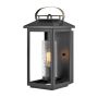 Quintiesse ATWATER QN-ATWATER-M-BK Stena svietidlo 1x60W/E27 IP44