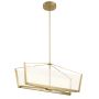 Quintiesse CALTERS QN-CALTERS-ISLE-CG Závesná lampa 1x50.8W/LED 3000k 5440LM