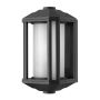 Quintiesse CASTELLE QN-CASTELLE-S-BLK Stena svietidlo 1x60W/E27 IP44