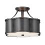 Quintiesse CHANCE QN-CHANCE-SF-S-BLB Stropná lampa 2x60W/E27