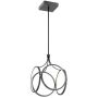 Quintiesse CIRI QN-CIRI-P-MBK Závesná lampa 1x45W/LED 3000k 1682LM