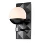 Quintiesse Deco QN-DECO-1WB-BLK-O Stena svietidlo 1x25W/E14 IP44