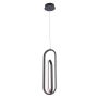 Quintiesse Demark QN-DEMARK-1P-BK Závesná lampa 1x28W/LED 3000K 1000lm IP20