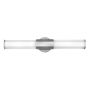Quintiesse FACET QN-FACET-LED2-PC-BATH Stena svietidlo 2x12W/LED 3000k 2160LM IP44