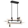 Quintiesse Inizio QN-INIZIO-LP-S-BK Stropná lampa 1x46W/LED 3000K 2086lm IP20
