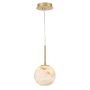 Quintiesse Kepler QN-KEPLER-1P-S-BG Závesná lampa 1x10W/LED 3000K 723lm IP20