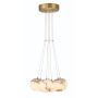 Quintiesse Kepler QN-KEPLER-7P-BG Závesná lampa 7x7W/LED 3000K 3544lm IP20
