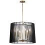 Quintiesse LINARA QN-LINARA-6P-BK Žiarovka 6x60W/E14