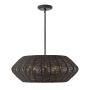 Quintiesse Luca QN-LUCA-5P-M-BK-BK Závesná lampa 5x40W/E14 IP20