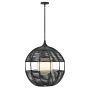 Quintiesse Maddox QN-MADDOX-P-M-BK-BK Závesná lampa 1x60W/E27 IP44