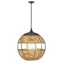 Quintiesse Maddox QN-MADDOX-P-M-BK-CAM Závesná lampa 1x60W/E27 IP44