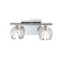 Quintiesse REGALIA QN-REGALIA2-PC-BATH Stena svietidlo 2x3W/G9 3000k 600LM IP44
