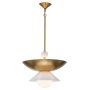 Quintiesse Saucer QN-SAUCER-4P-L-AB-OPAL Závesná lampa 3x40W/E14 IP20