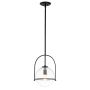 Quintiesse SOMERSET QN-SOMERSET-P-C-BK Závesná lampa 1x60W/E27