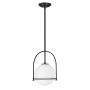 Quintiesse SOMERSET QN-SOMERSET-P-O-BK Závesná lampa 1x60W/E27