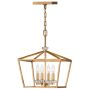 Quintiesse STINSON QN-STINSON-4P-M-DBR Závesná lampa 4x60W/E14