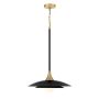 Quintiesse Welsh QN-WELSH-P-BK Závesná lampa 1x15W/LED 3000K 750lm IP20