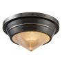 Quintiesse Willard QN-WILLARD-F-S-UBZ-PG Stropné svietidlo 1x60W/E14 IP20