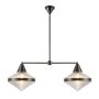 Quintiesse Willard QN-WILLARD-LP2-UBZ-PG Stropná lampa 2x60W/E27 IP20