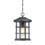 Elstead Lighting CRUSADE QZ-CRUSADE8-BLK Závesná lampa 1x60W/E27 IP44