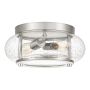 Elstead Lighting QUOIZLE QZ-TRILOGY-FS-BN2 Stropné svietidlo 2x60W/E27