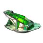 Elstead Lighting TIFFANY ANIMAL LAMPS QZ-FROG-TL Stolná lampa 1x3W/G9 3000K 320LM