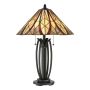 Elstead Lighting VICTORY & HOLMES QZ-VICTORY-TL Stolná lampa 2x60W/E27