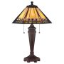 Quoizel ARDEN QZ-ARDEN-TL Stolná lampa 2x60W/E27