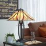 Quoizel ASHEVILLE QZ-ASHEVILLE-TL Stolná lampa 2x60W/E27